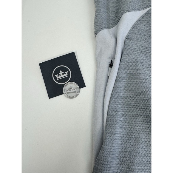 NWT Peter Millar Vista Hybrid Golf Vest Crown Sport Gale Grey Full Zip‎ XXL $165 - Picture 10 of 16